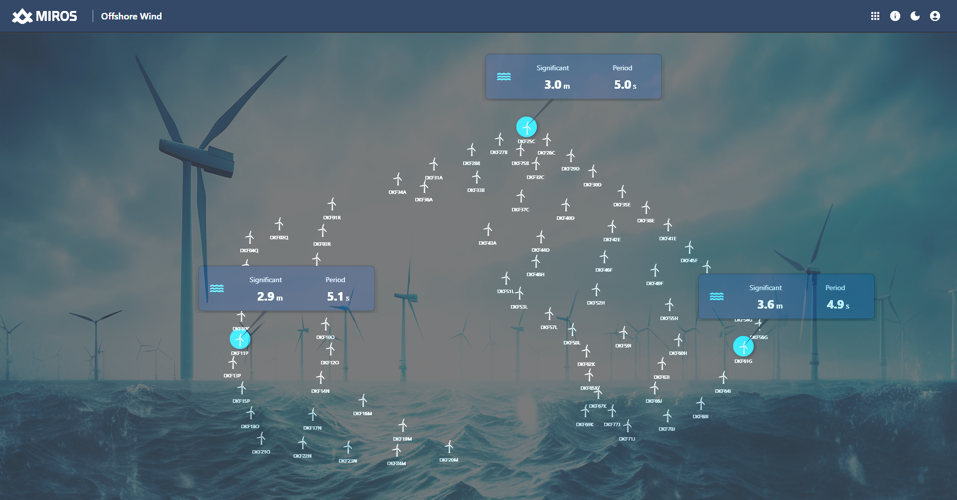 Offshore Wind map